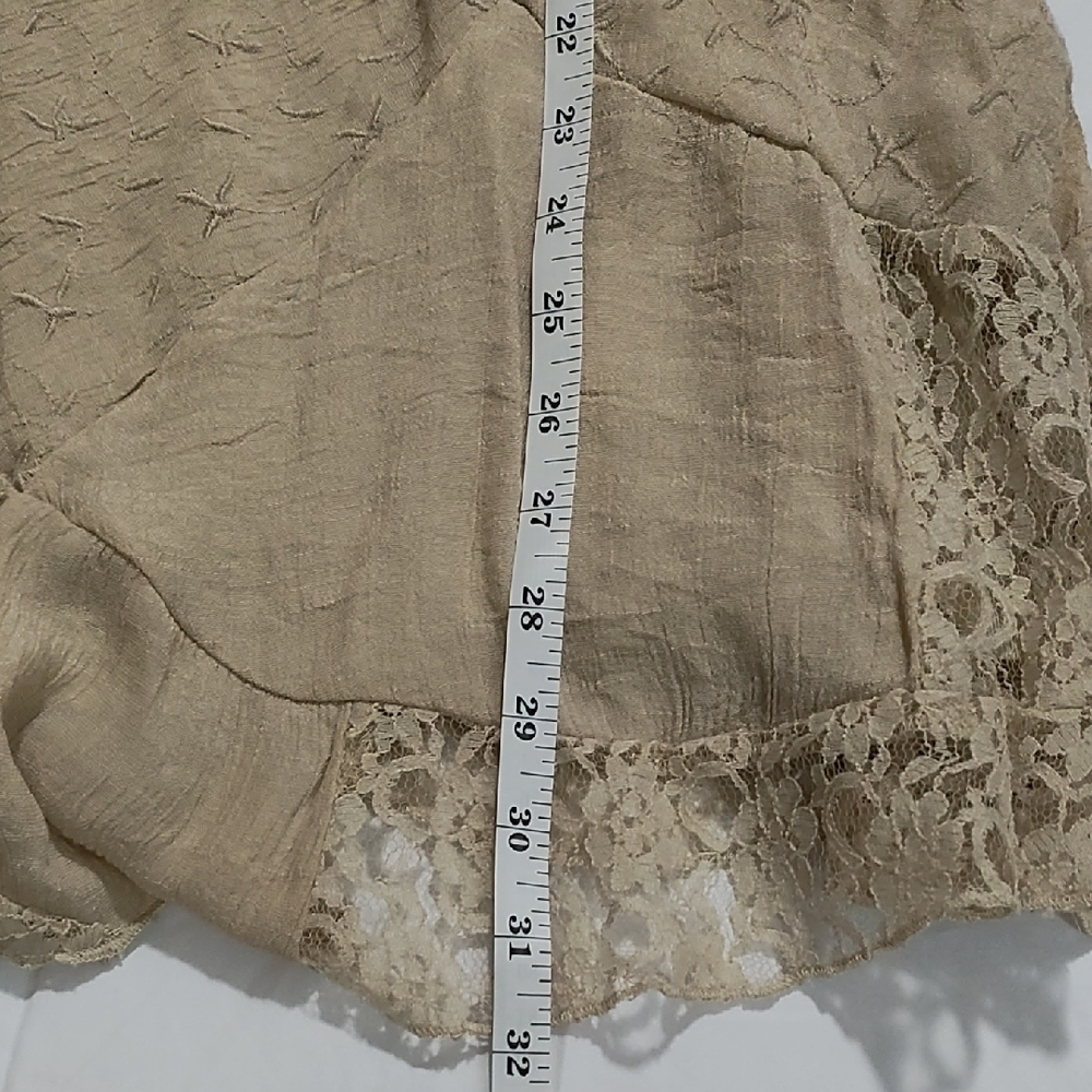Krazy‎ Kat Cream Smocked Midi Skirt - Picture 11 of 11